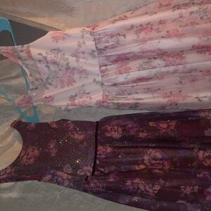 Zenzie Girls NWOT Sleeveless Floral Party Dress Bundle